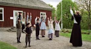 Figuranti in costume a Skansen